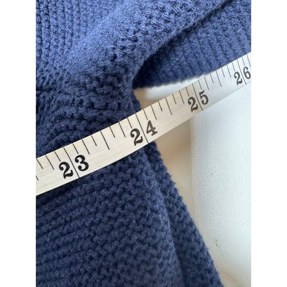 J. Crew Sweater Men’s Crewneck Sz L Blue Classic Pullover Grandpa Dad Core - Picture 7 of 9